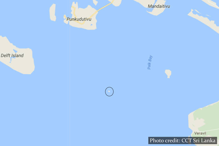 Kakarative Island in Sri Lanka