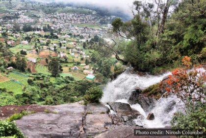 Lovers' Leap waterfall nuwara eliya